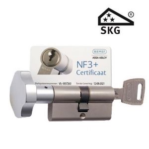 Cilinderslot Nemef NF3+ SKG3 dubbele cilinder